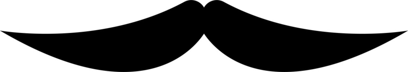 Moustache collection clipart design illustration