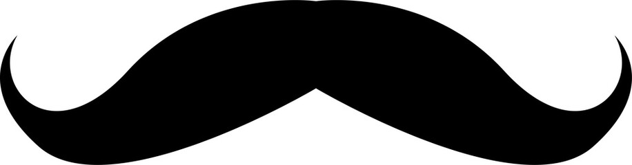 Fototapeta na wymiar Moustache collection clipart design illustration
