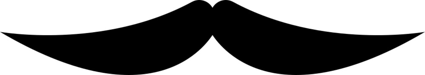 Moustache collection clipart design illustration