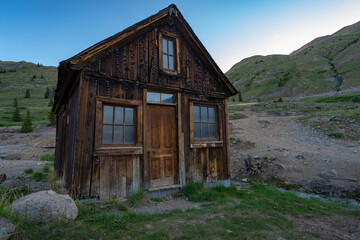 Fototapeta na wymiar Animas Forks, historic mining town in southern Colorado, America, USA.