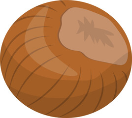Nuts and peanuts clipart desing illustration