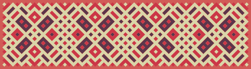 Multicolor truchet tiling connections illustration