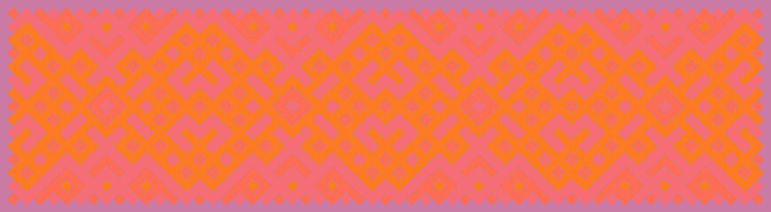 Multicolor truchet tiling connections illustration