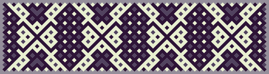 Multicolor truchet tiling connections illustration