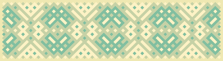 Multicolor truchet tiling connections illustration