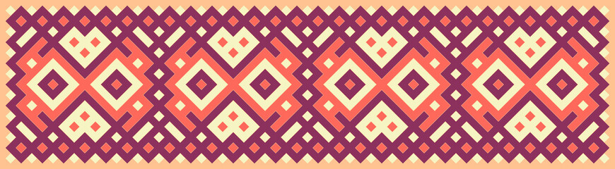 Multicolor truchet tiling connections illustration