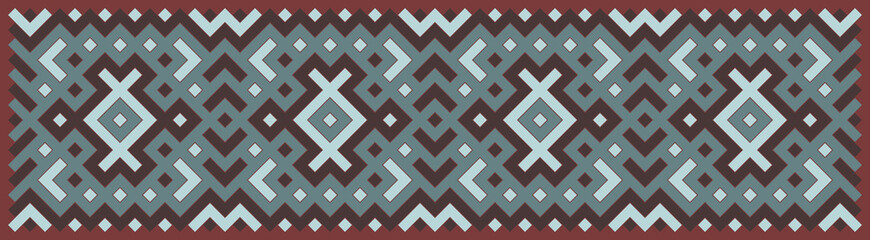 Multicolor truchet tiling connections illustration