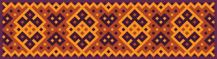 Multicolor truchet tiling connections illustration