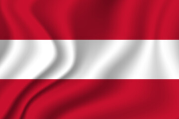 Obraz premium Flag of Austria. Austrian national symbol in official colors. Template icon. Abstract vector background