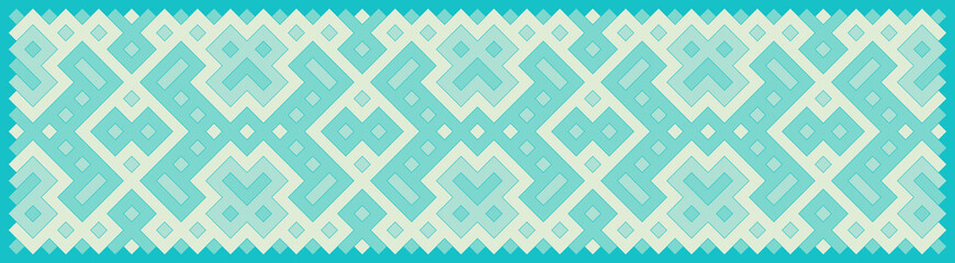 Multicolor truchet tiling connections illustration