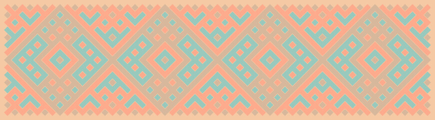 Multicolor truchet tiling connections illustration