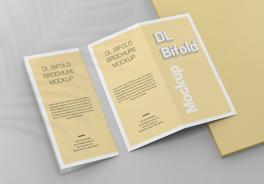 Dl Bifold Brochure Mockup
