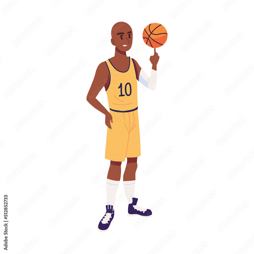 Canvas Prints basketball player and ball