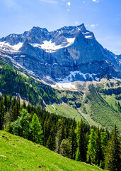 landscape at the Risstal Valley in Austria