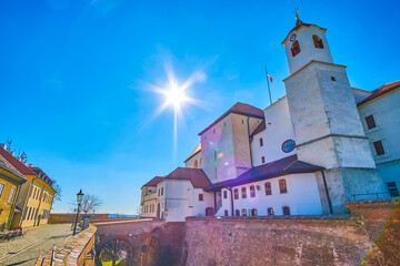 Moravian Spilberk fortress in Brno is the most known castle preserved in Czech Republic