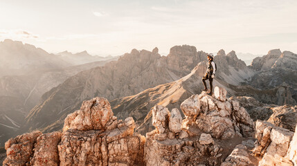 Dolomites, Three Peaks of Lavaredo. Italian Dolomites with famous Three Peaks of Lavaredo, Tre Cime...