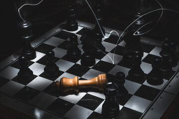 Chess with lighting