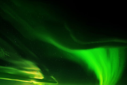 Beautiful northern lights. Elements of this image furnished by NASA
