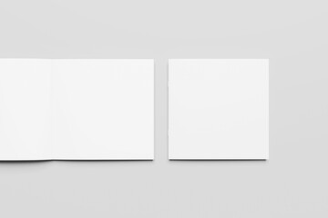 Square brochure