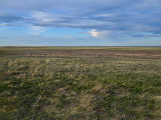 Fototapeta na wymiar Clouds over South Dakota Prairie