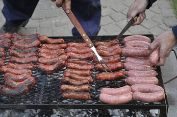 2022 Jun 22th roasted sausages in buenos aires PHoto: Sandra Cartasso