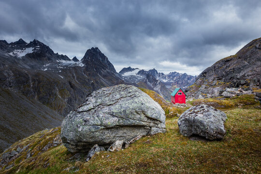 Mint Hut Talkeetna Mountain Range - Alaska Photography
