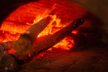 Wood burning oven for baking pizzas, breads and calzones