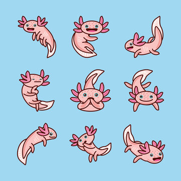 Icons Cute Axolotl