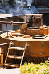 有馬温泉　泉源素材