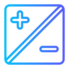 Obraz premium exposure gradient icon