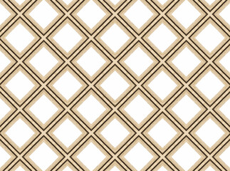 Abstract retro wavy Japanese style wood wall pattern background, mosaic texture, Seamless illustration for design.