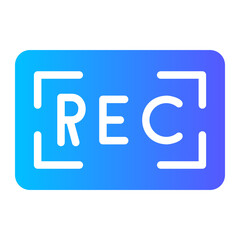 rec gradient icon