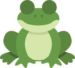 Frog Cartoon Illustration