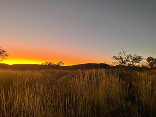 A sunrise in the Pilbara of Western Australia