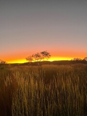 A sunrise in the Pilbara of Western Australia