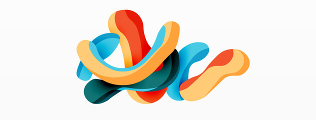 Creative geometric wallpaper. Splash liquid wave fluid shapes background. Techno business template for wallpaper, banner, background or landing