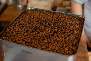 焙煎（ロースト）したコーヒー豆