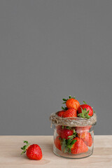 strawberries in a bowl
