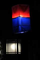 chinese lantern in the temple