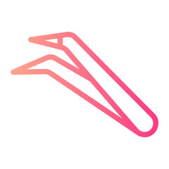 tweezers gradient icon