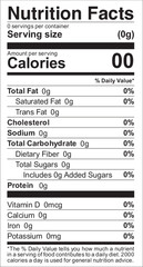 Nutrition Facts Label Template - Text Editable and Scalable - Standard Vertical - US FDA Compliant 2020 in Arial Font