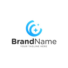 Obraz premium Moon Logo Icon Design Vector Template