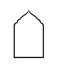 Naklejka premium Islamic Arch Illustration