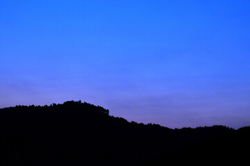 sunrise over the mountains
