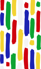 カラフルな手書き落書きペイント背景