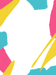 カラフルな手書き落書きペイント背景