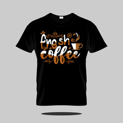 coffee t shirt design vector. coffee t shirt lover.