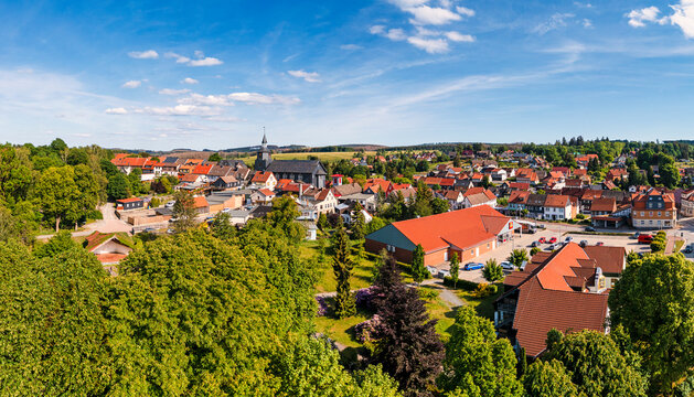 Benneckenstein Stadt Oberharz am Brocken Luftbildaufnahme
