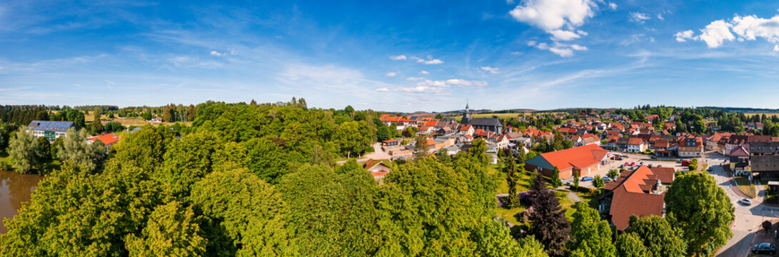 Benneckenstein Stadt Oberharz am Brocken Luftbildaufnahme