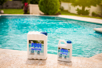 Algaecide clarifier homemade swimming pools, Homemade pool clarifier, Pool cleaning purification...
